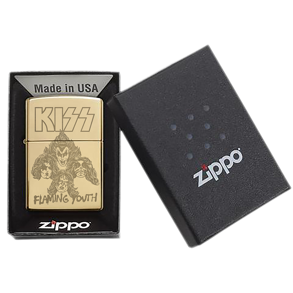 Flaming Youth Zippo - KISS Official Store