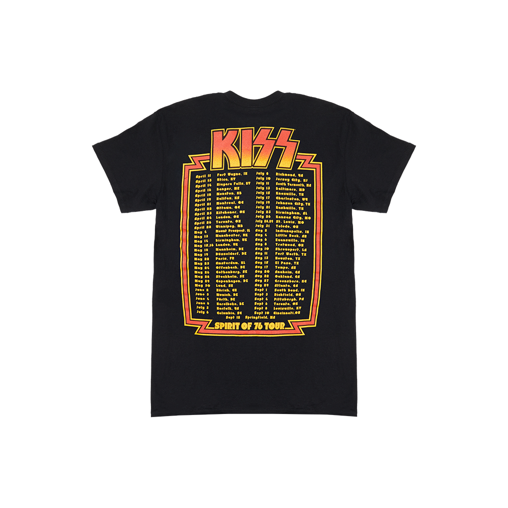 Spirit of 76 Tour T-Shirt Back