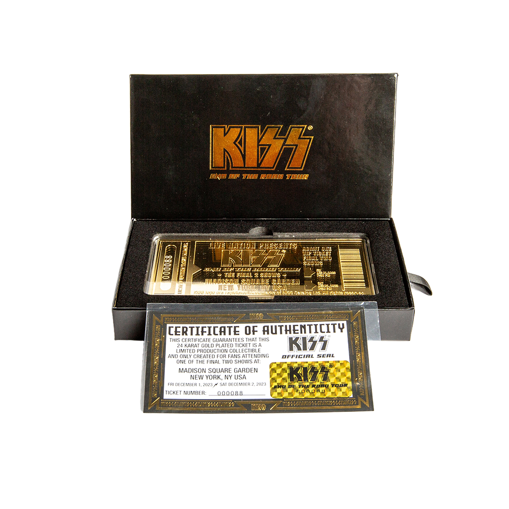 KISS Final Shows Golden Ticket