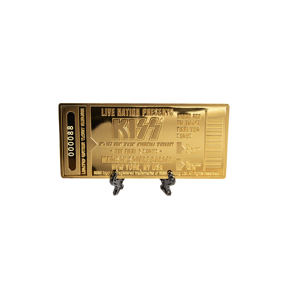KISS Final Shows Golden Ticket Front