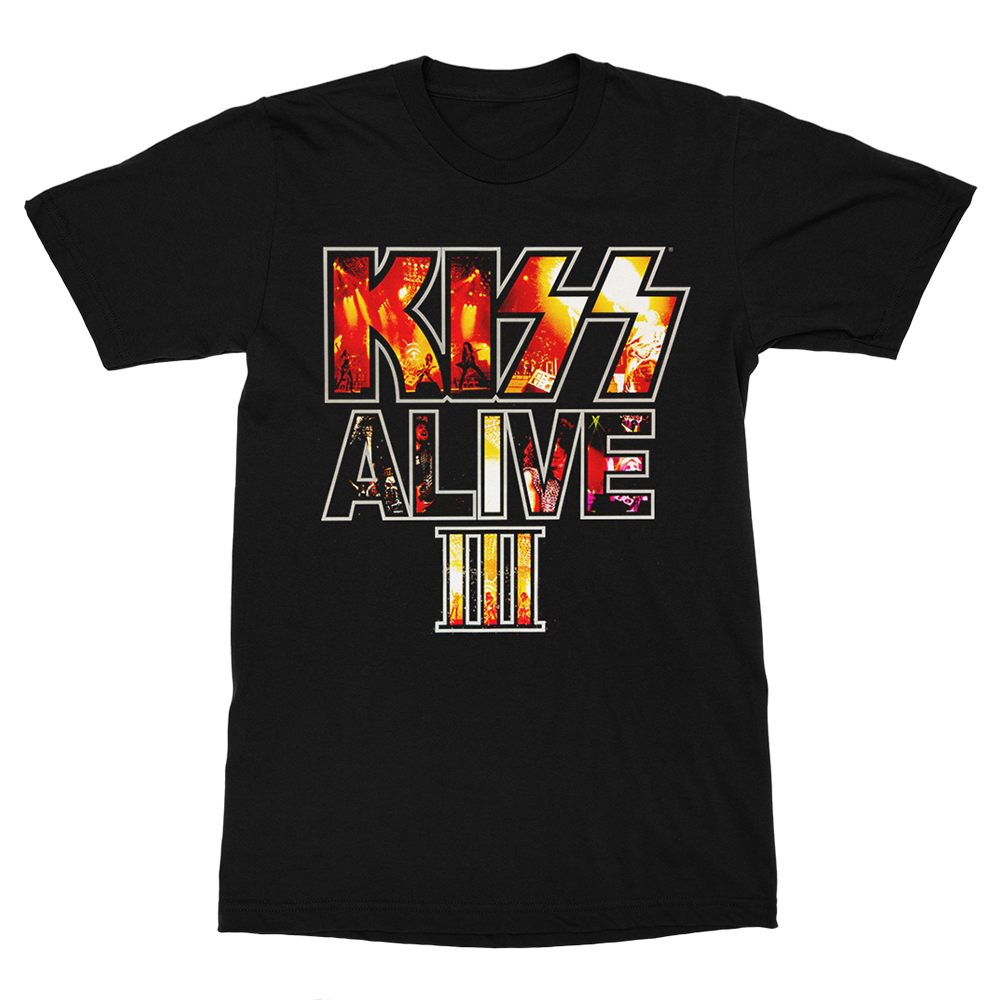 KISS ALIVE III ブラックTシャツ Alive III T-Shirt - KISS Official Store