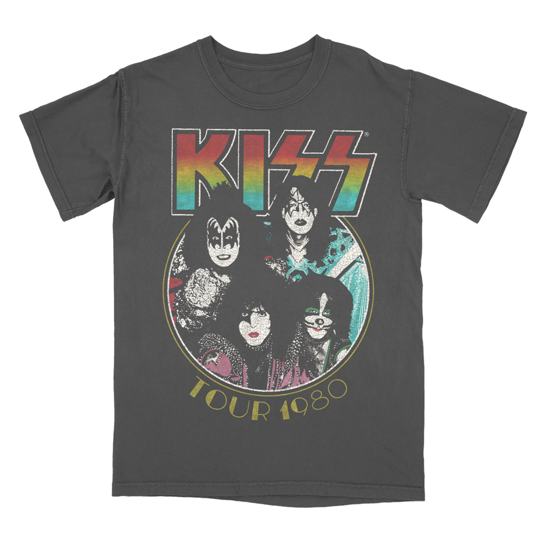 KISS バンド Tシャツ 2XL ブラック Unmasked Tour 1980 T-Shirt - KISS Official Store