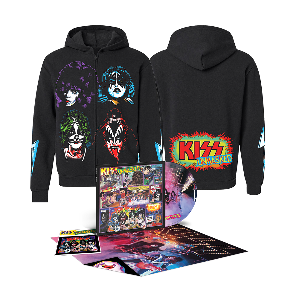 Unmasked 45th Anniversary Picture Disc (Limited Edition) + Unmasked Zip Hoodie