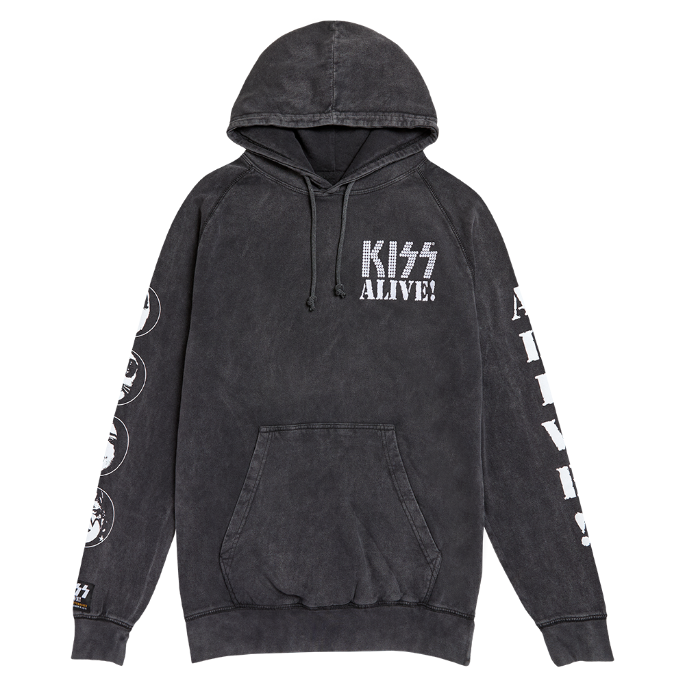 レコード LP ALIVE! 50周年記念 スウェットパーカー KISS キッス ALIVE! 50th Anniversary Sweatshirt - KISS Official Store