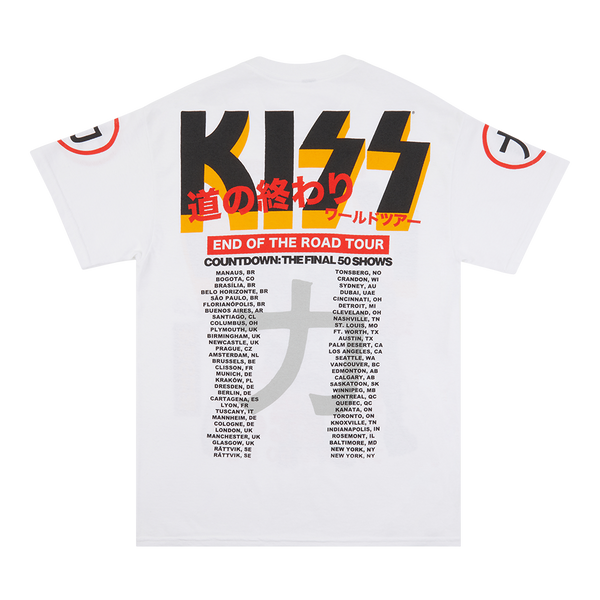 EOTR World Tour Burning, Kiss T-Shirt