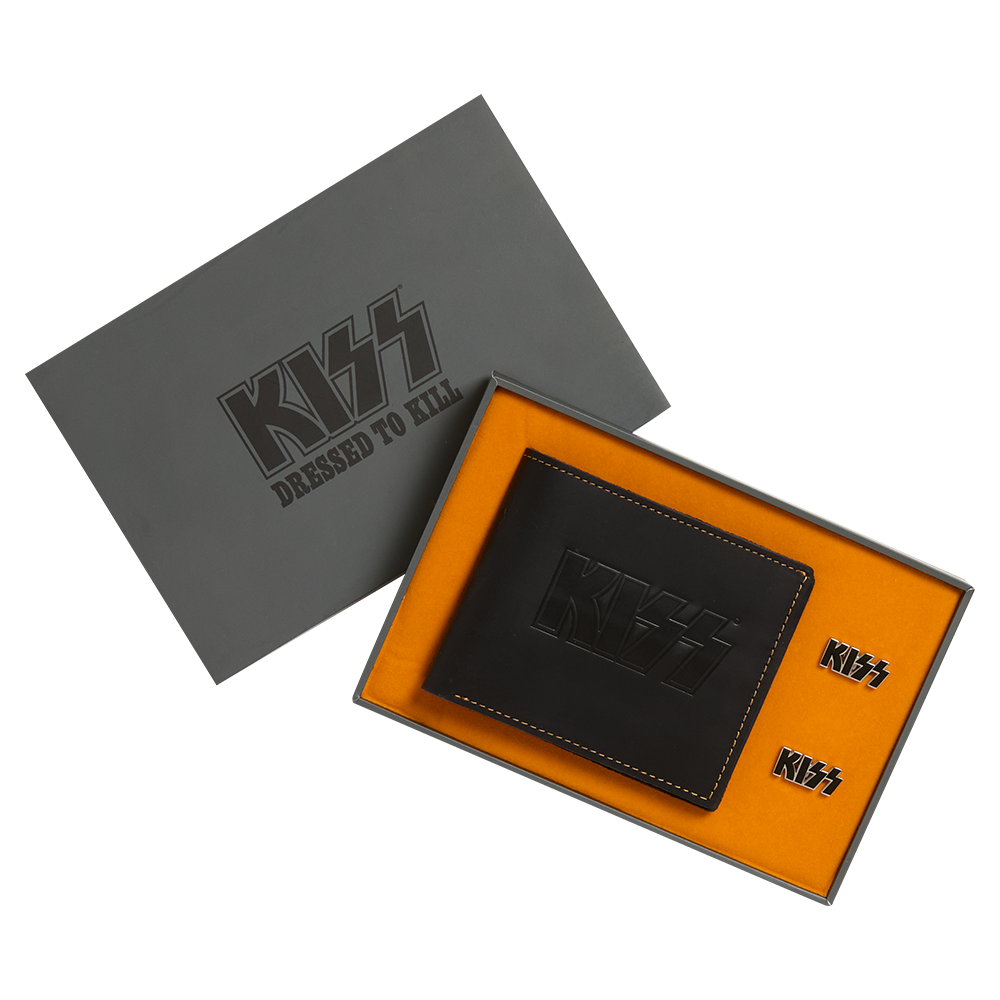 Dressed To Kill Wallet + KISS Kufflinks - KISS Official Store