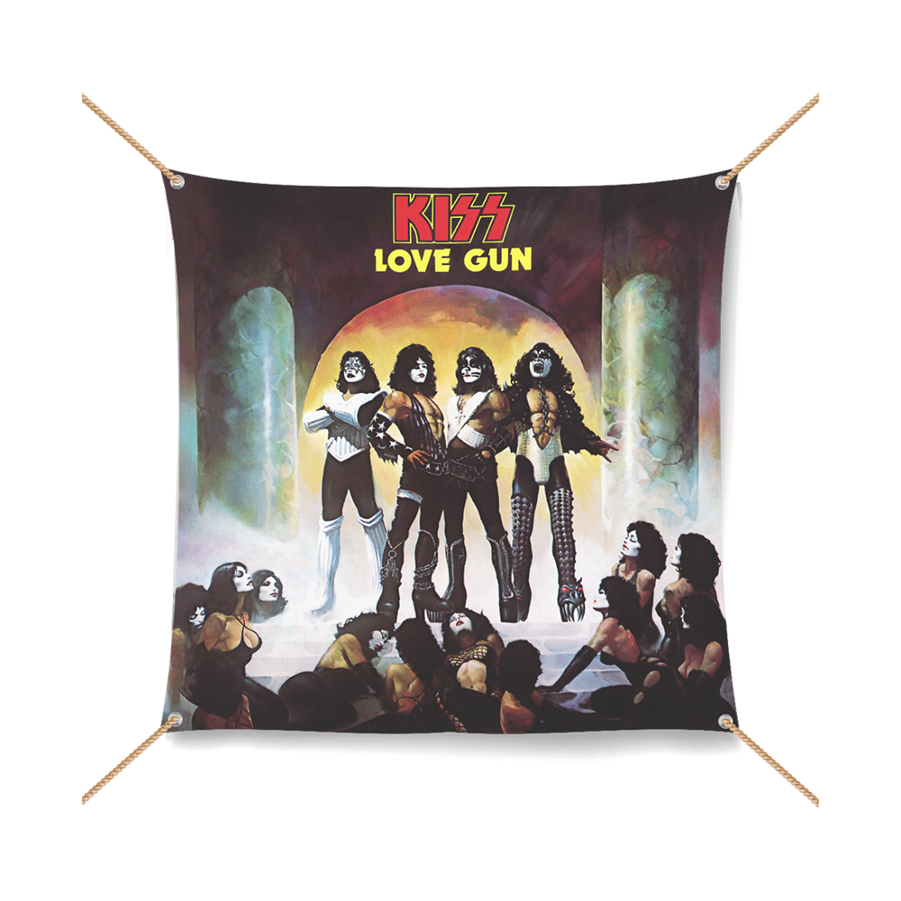 Love Gun Wall Flag