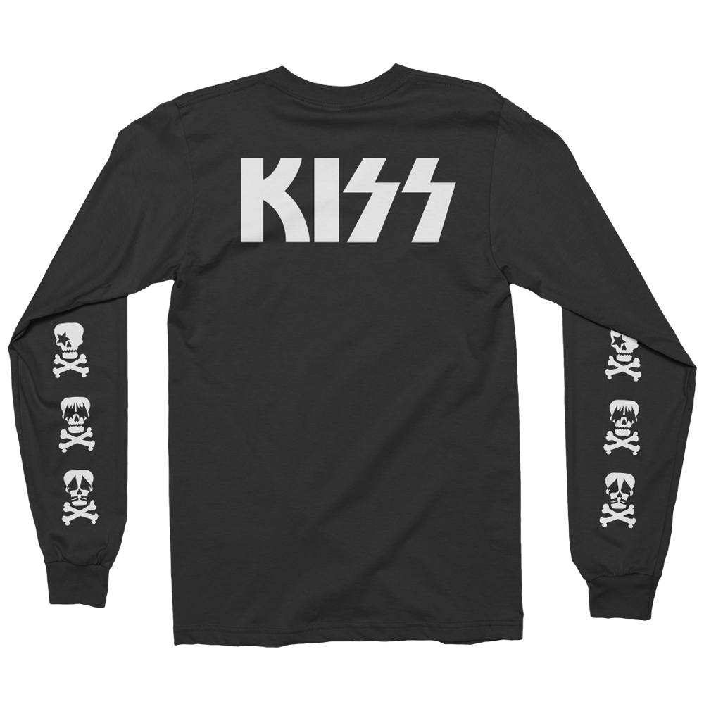 KISS Skull Long Sleeve Back