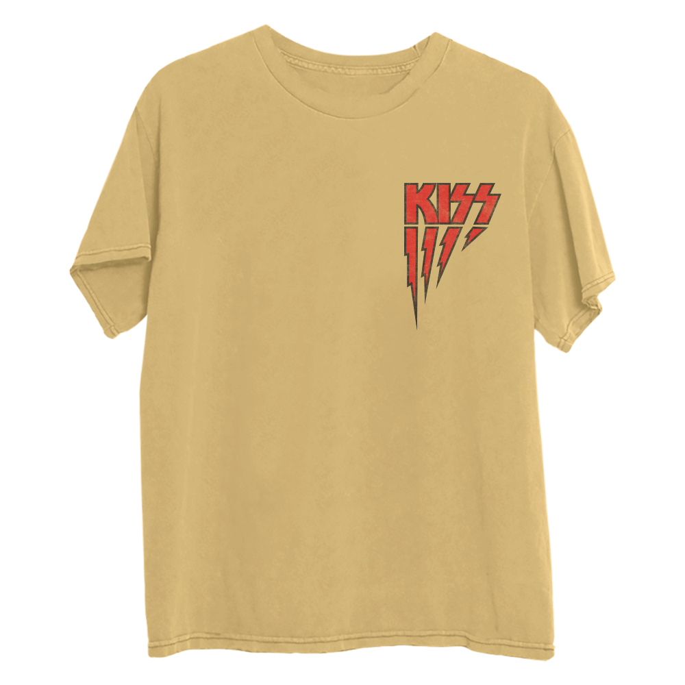 Rock and Roll Over Yellow T-Shirt - KISS Official Store