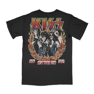 KISS Hottest Band 1973 – 2023 NYC T-Shirt -Back