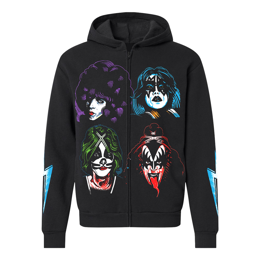 Unmasked Zip Hoodie - KISS Official Store Unmasked Zip Hoodie - KISS Official Store