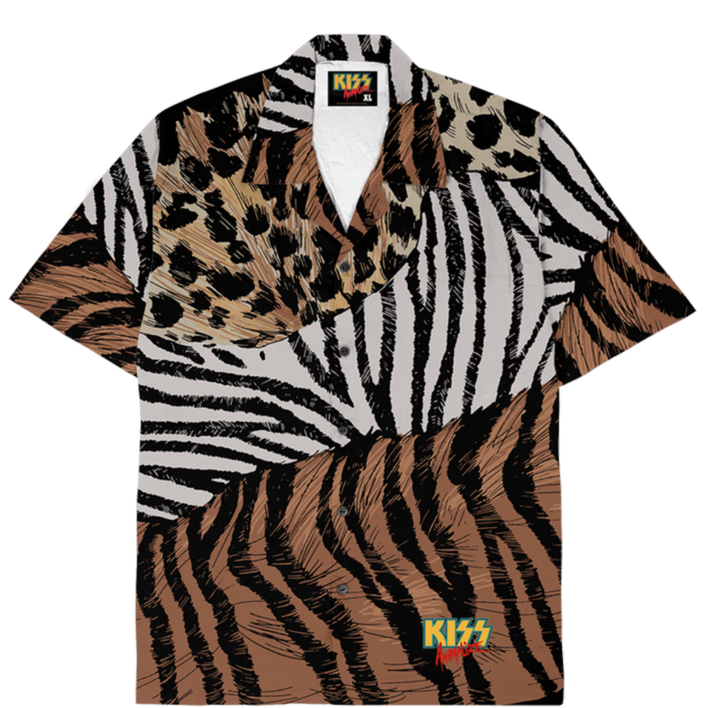 Animalize Print Button Up Shirt