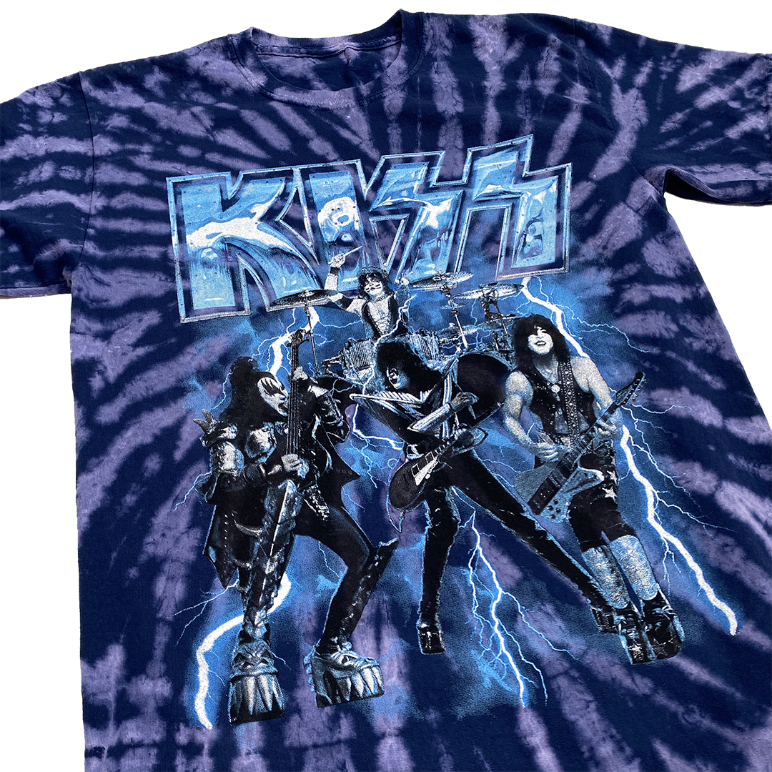 Lightening Tie Dye Tee Detail 1
