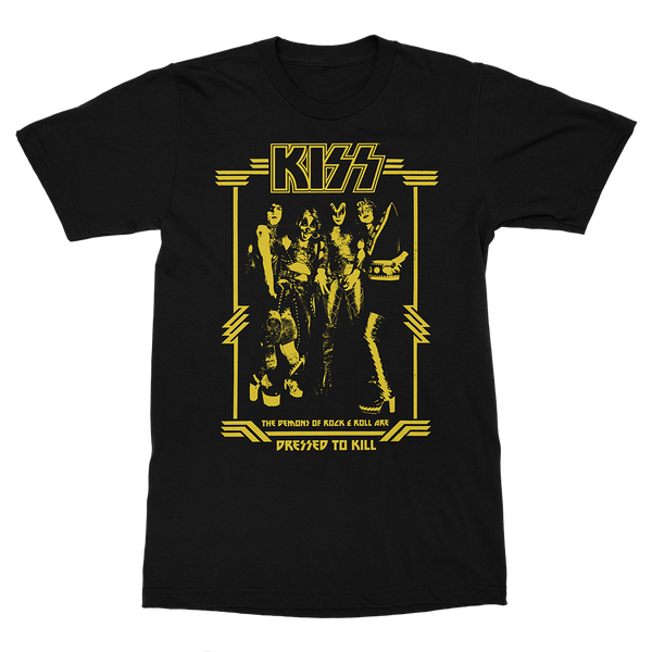 Kiss dressed to kill top t shirt