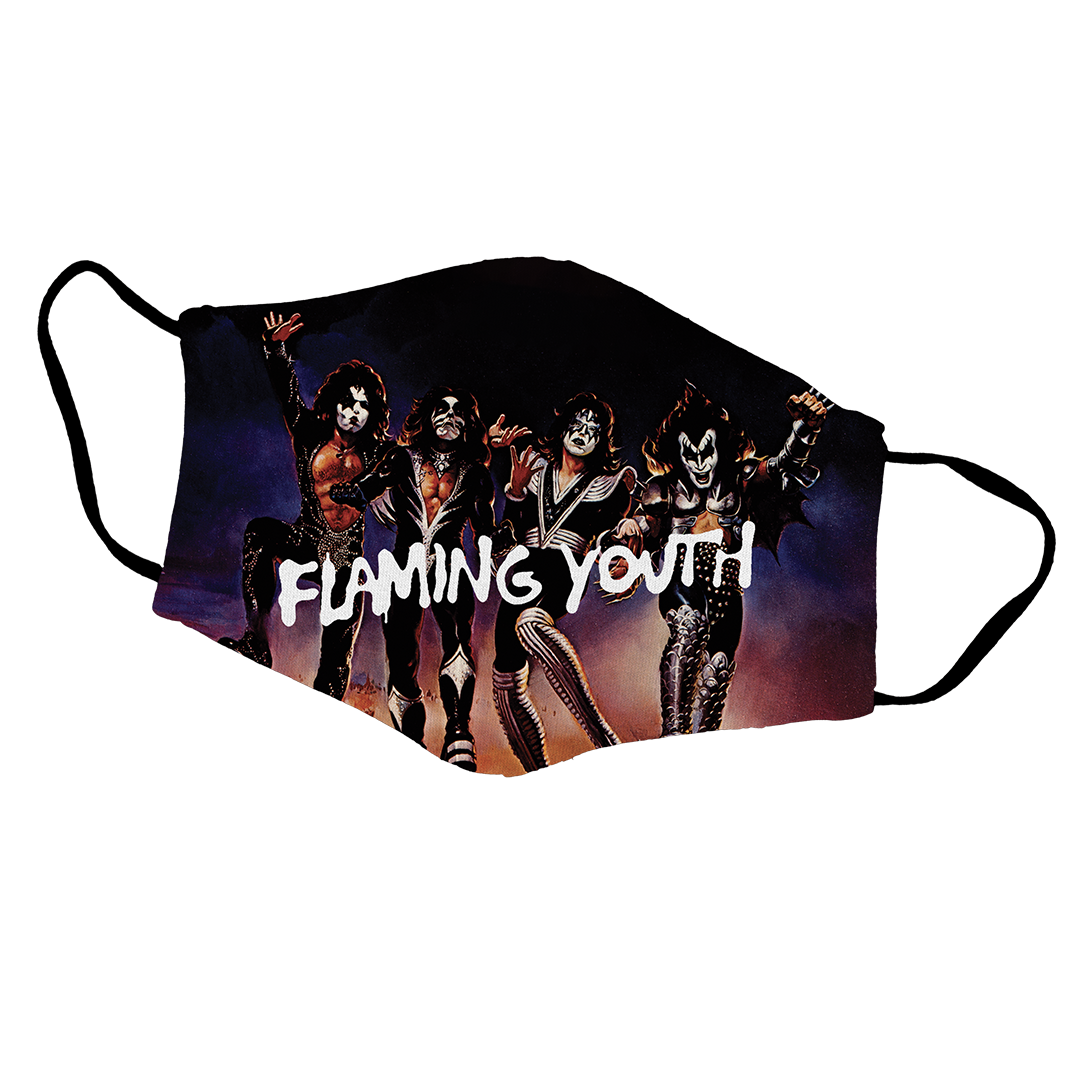 Flaming Youth Face Mask