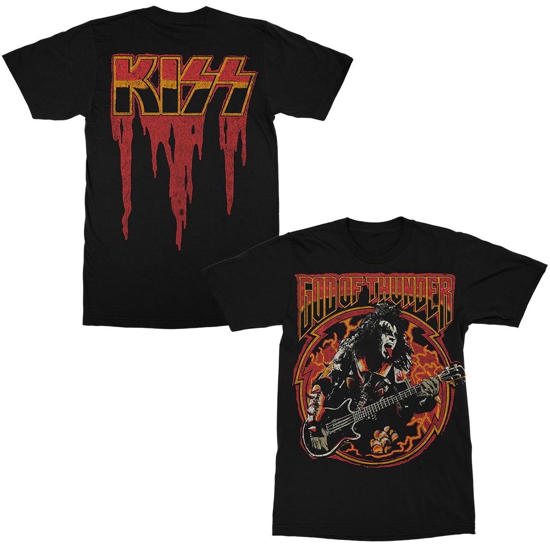 God of Thunder T-Shirt Front & Back