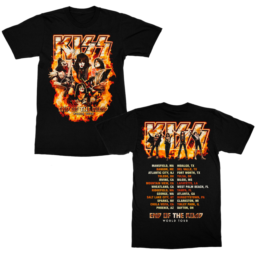 2021 Up In Flames T-Shirt Front & Back