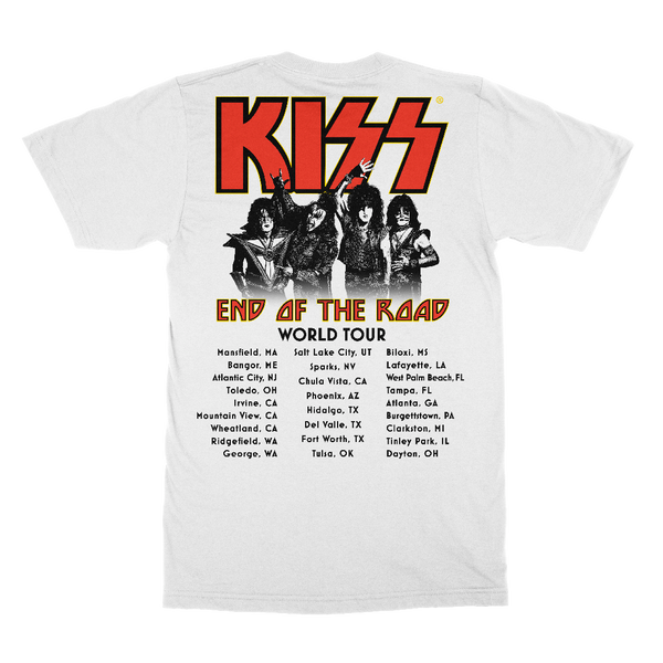 2021 World Tour T Shirt KISS Official Store