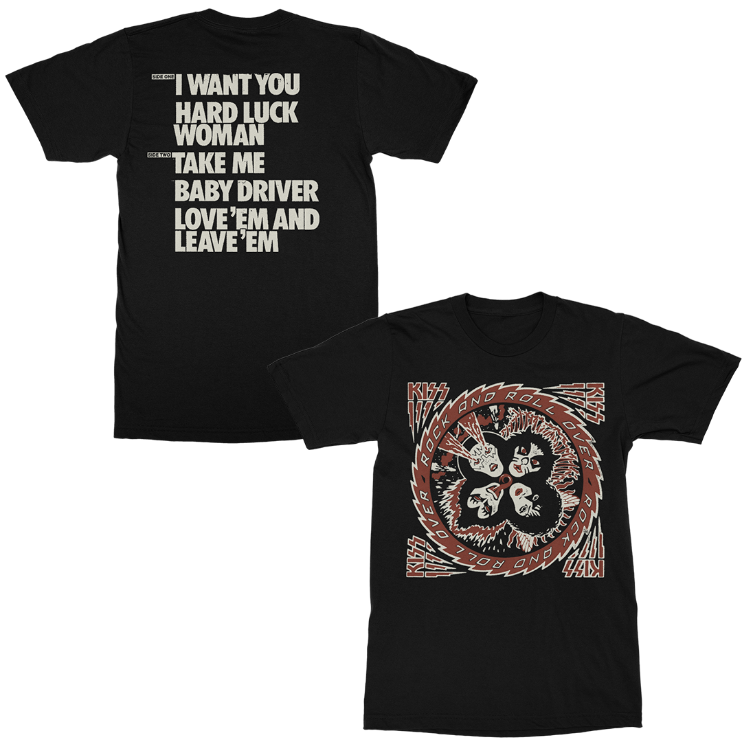 Rock and Roll Over 45th Anniversary T-Shirt - KISS Official Store Rock and Roll Over 45th Anniversary T-Shirt - KISS Official Store