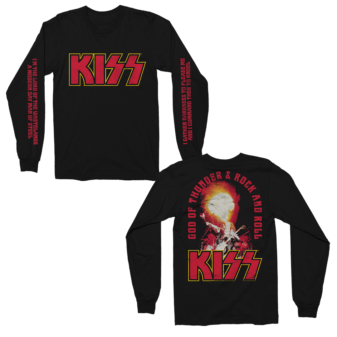 God Of Thunder Long Sleeve Front & Back