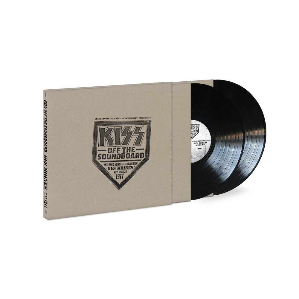 Store Kiss 2LP Off The Soundboard Veteranen Denkmal Auditorium des Moines 29/11/1977