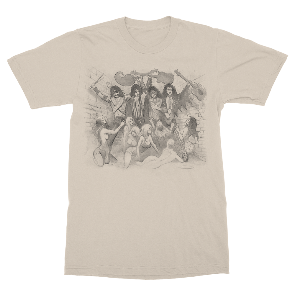 Love Gun Sketch T-Shirt - KISS Official Store