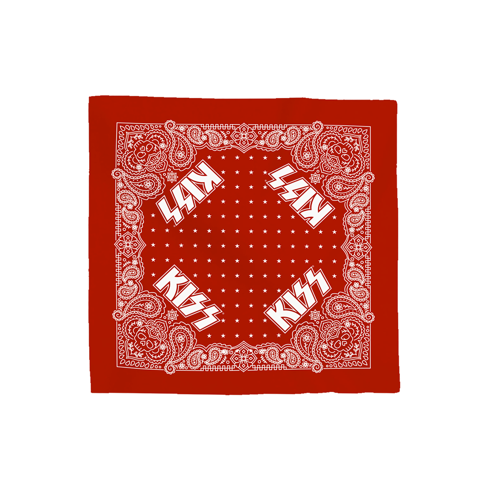 Kiss Bandana Red