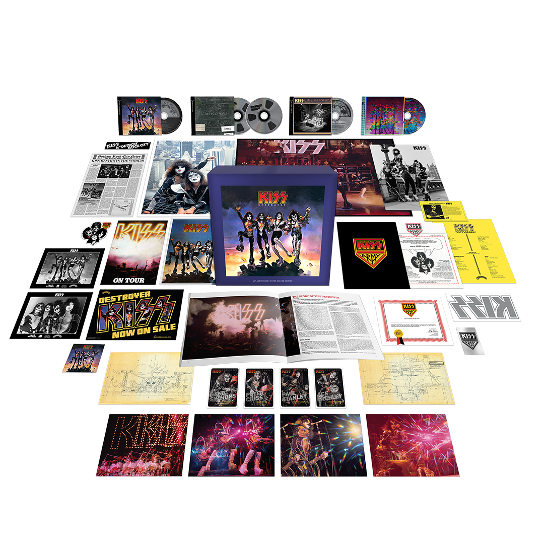 Destroyer 45th Super Deluxe 4CD + Blu-ray - KISS Official Store Destroyer 45th Super Deluxe 4CD + Blu-ray - KISS Official Store