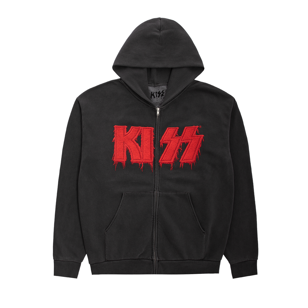 Bloody Demon Applique Hoodie