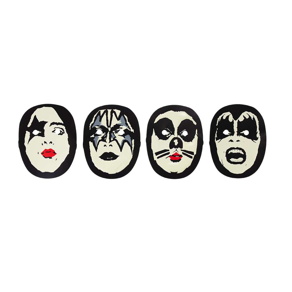 KISS Halloween Replica Paper Mask Set