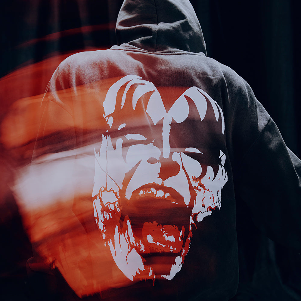 Bloody Demon Applique Hoodie