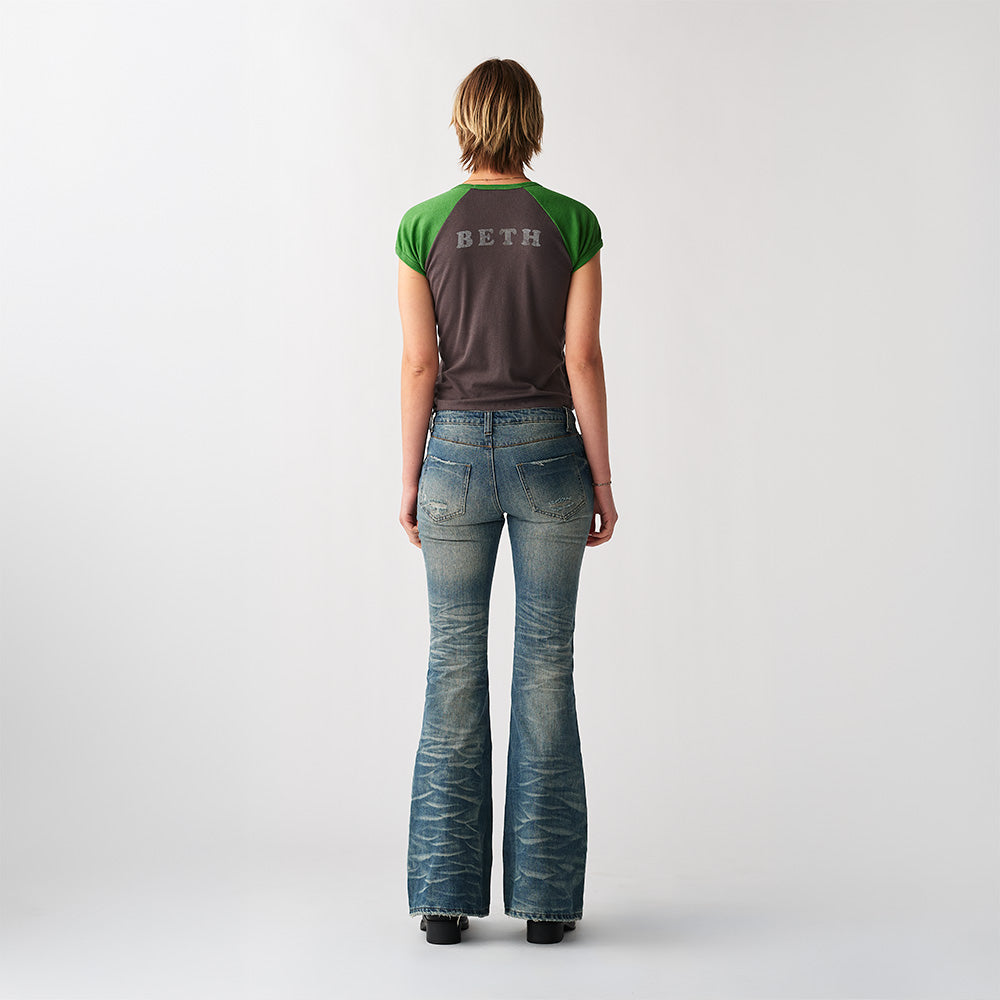 Beth Crop Raglan T-Shirt