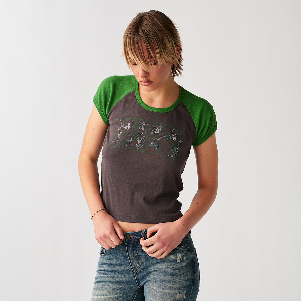 Beth Crop Raglan T-Shirt