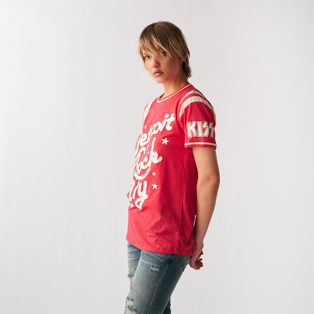 Detroit Rock City Vintage T-Shirt Model 3
