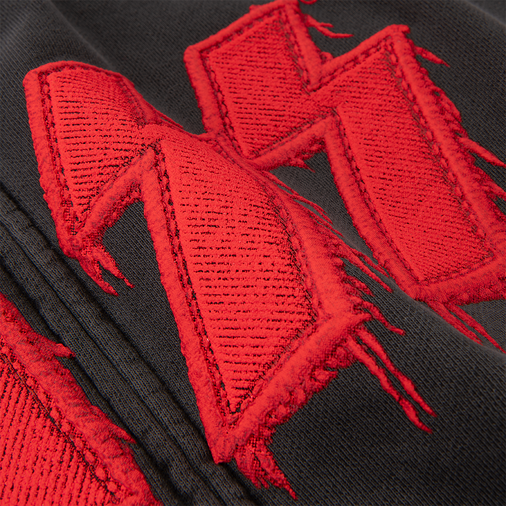 Bloody Demon Applique Hoodie