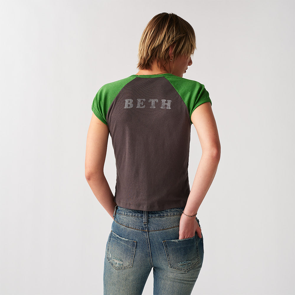 Beth Crop Raglan T-Shirt