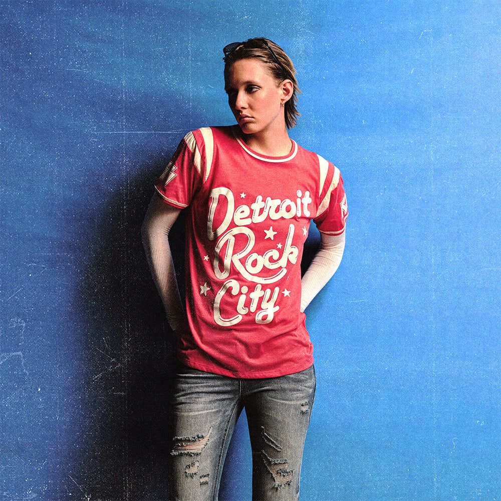 Detroit Rock City Vintage T-Shirt Model 4