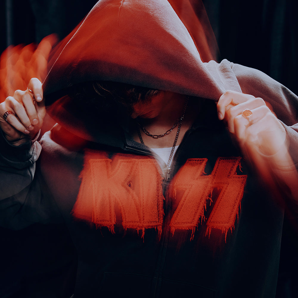 Bloody Demon Applique Hoodie