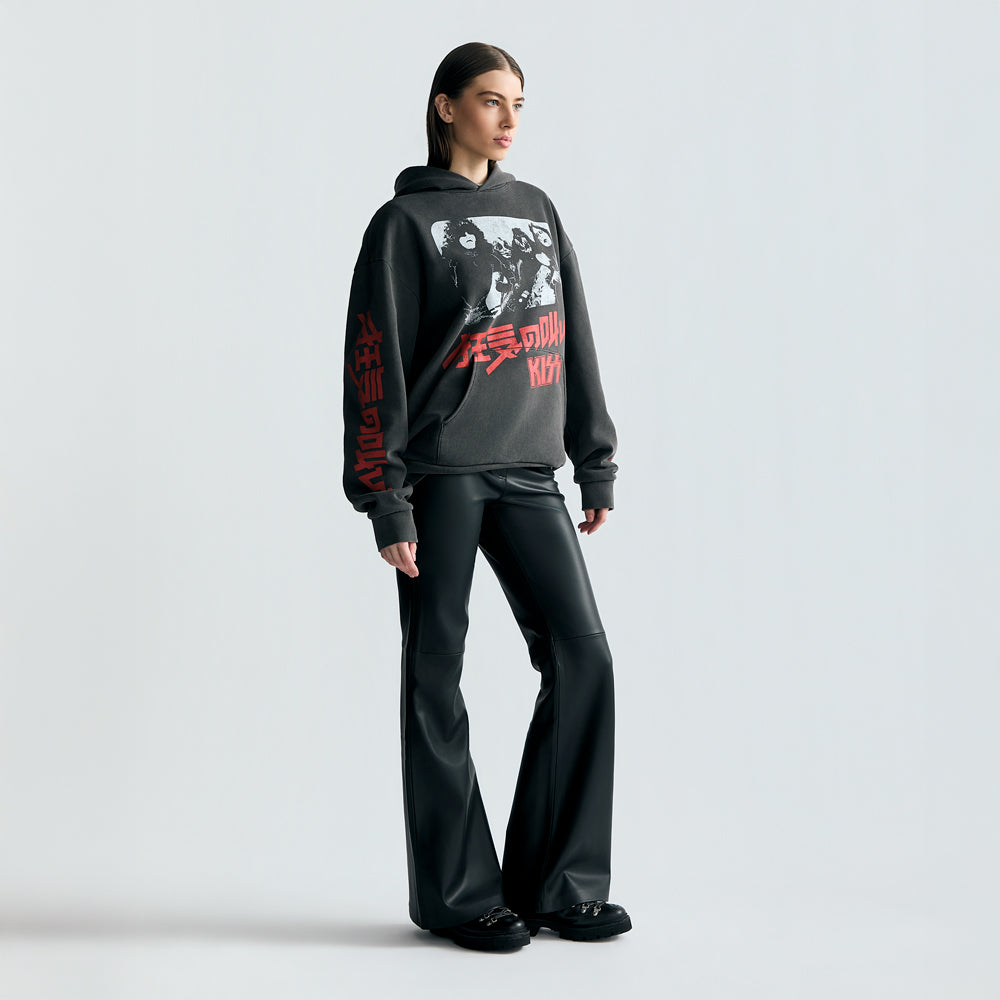 希少 MUSHER hooded leather jk sense コラボ Shout It Loud Japan Cover Pullover Hoodie - KISS Official Store