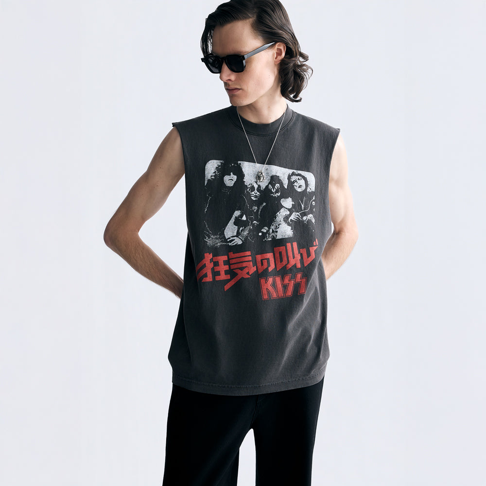 Shout It Out Loud Japan Cover Muscle Tee - KISS Official Store