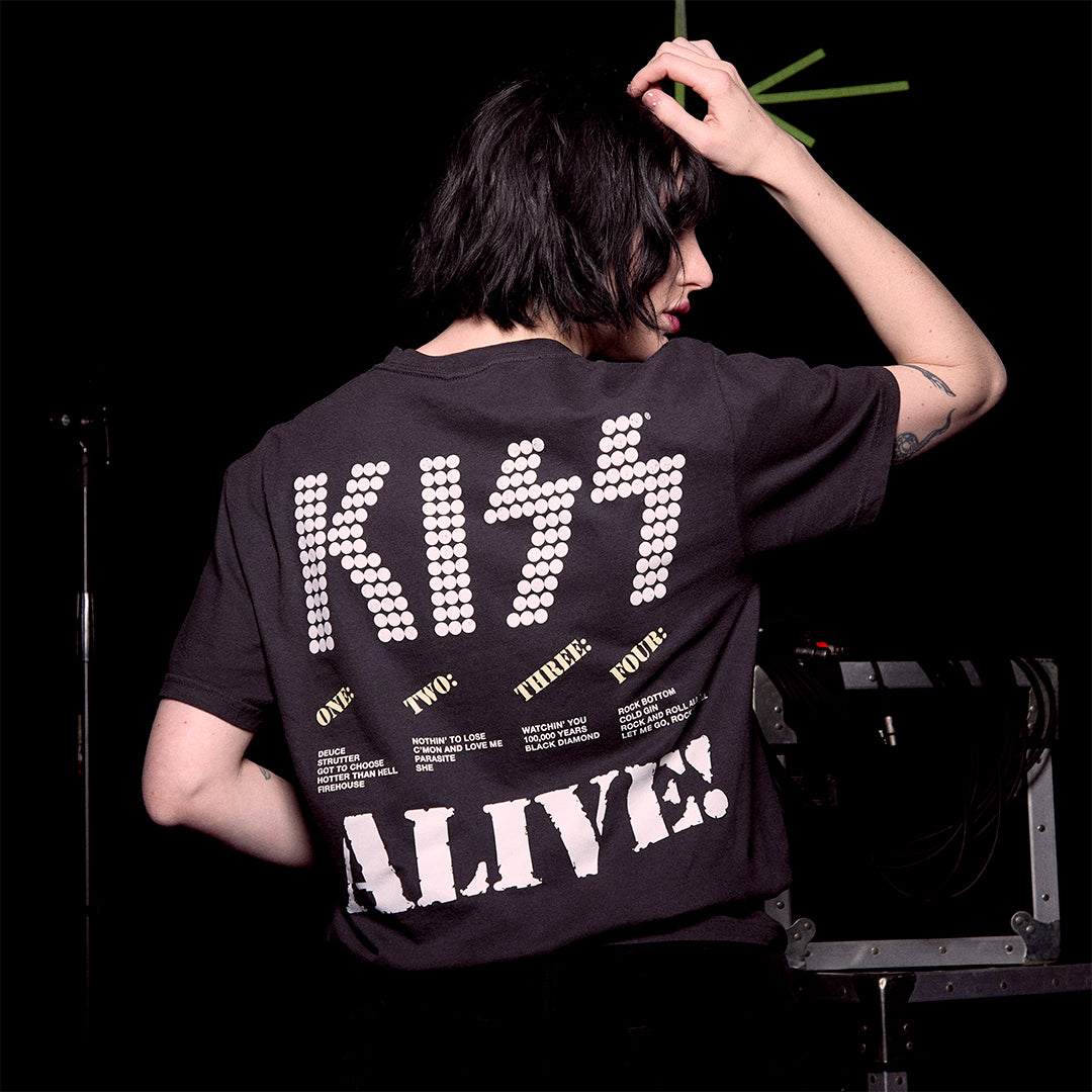ALIVE! Track List T-Shirt - KISS Official Store