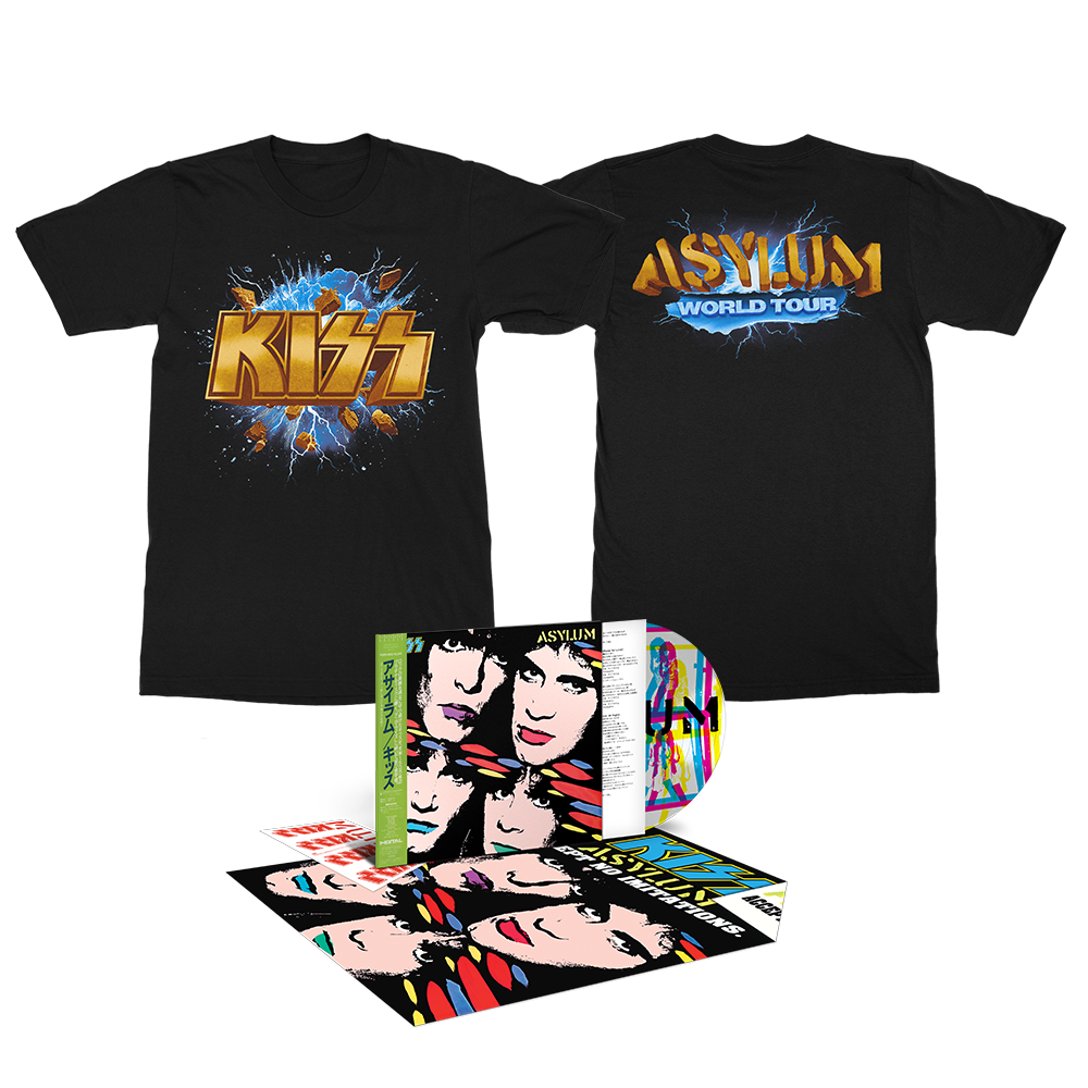 Asylum 40th Anniversary Picture Disc (Limited Edition) + Asylum World Tour T-Shirt