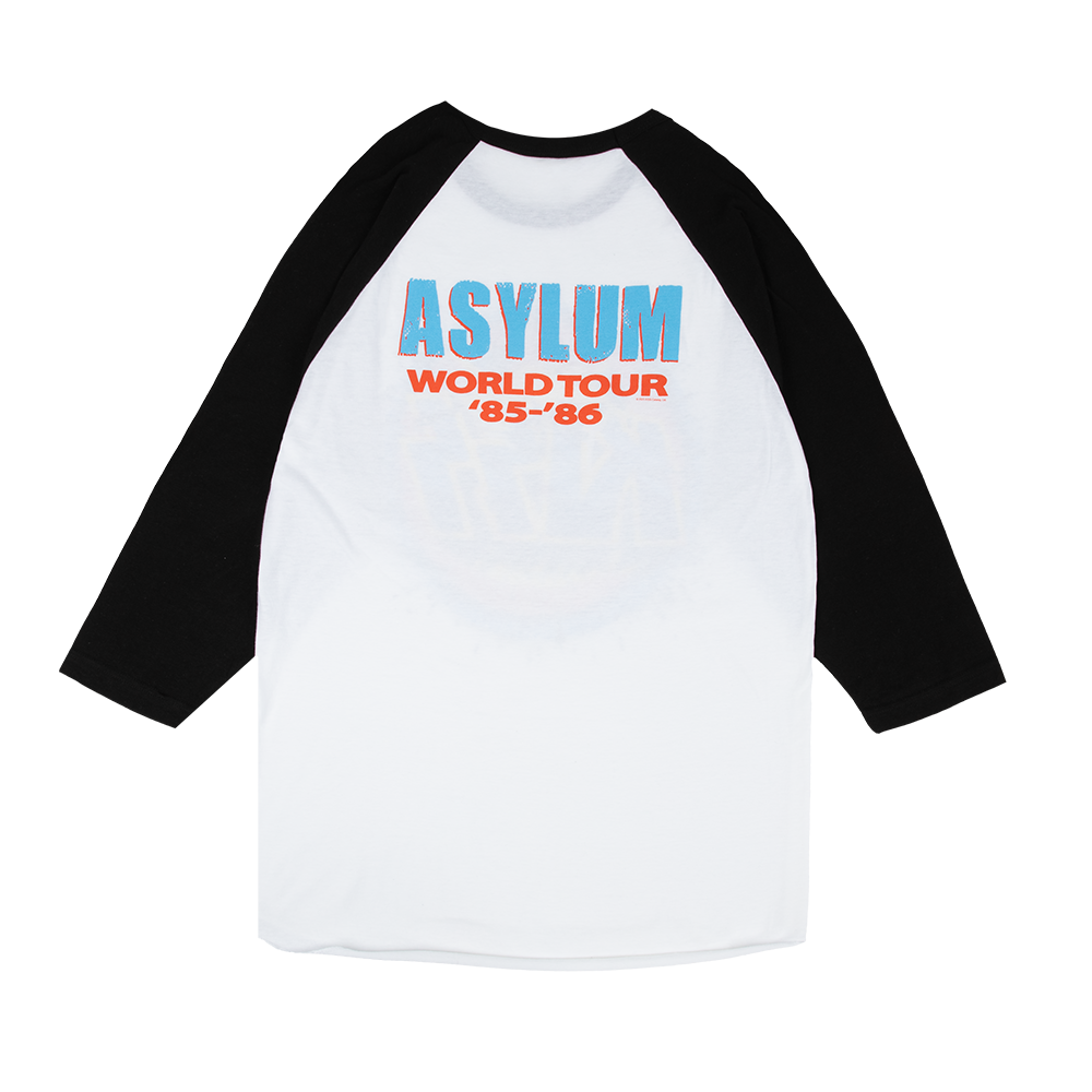 Asylum World Tour 85’-86’ Raglan Back