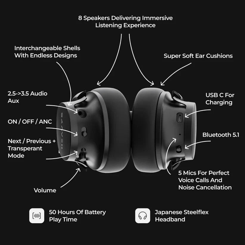 Heavys H1H Headphones + KISS Special Edition Shells 8