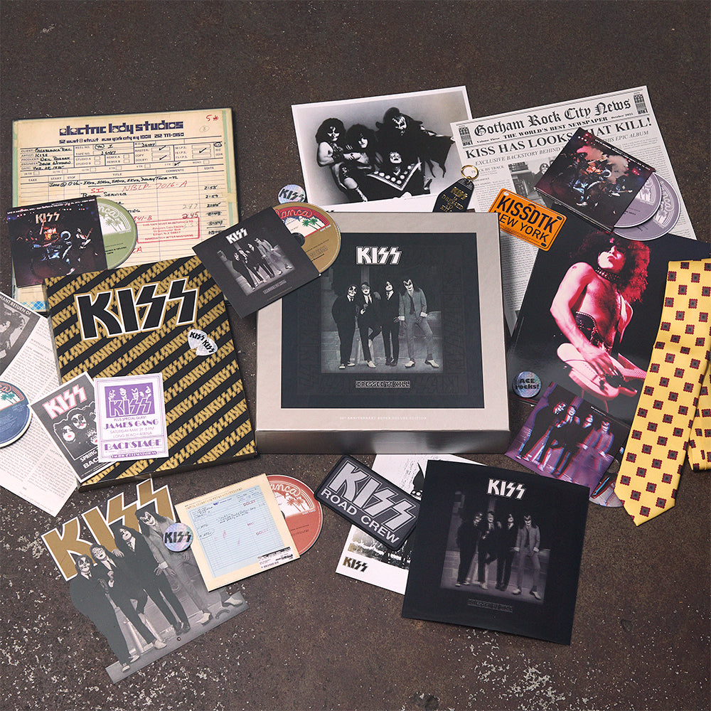 Dressed To Kill 50th Anniversary Super Deluxe 5CD + Blu-ray Audio + Dr - KISS Official Store Dressed To Kill 50th Anniversary Super Deluxe 5CD + Blu-ray Audio + Dr - KISS Official Store