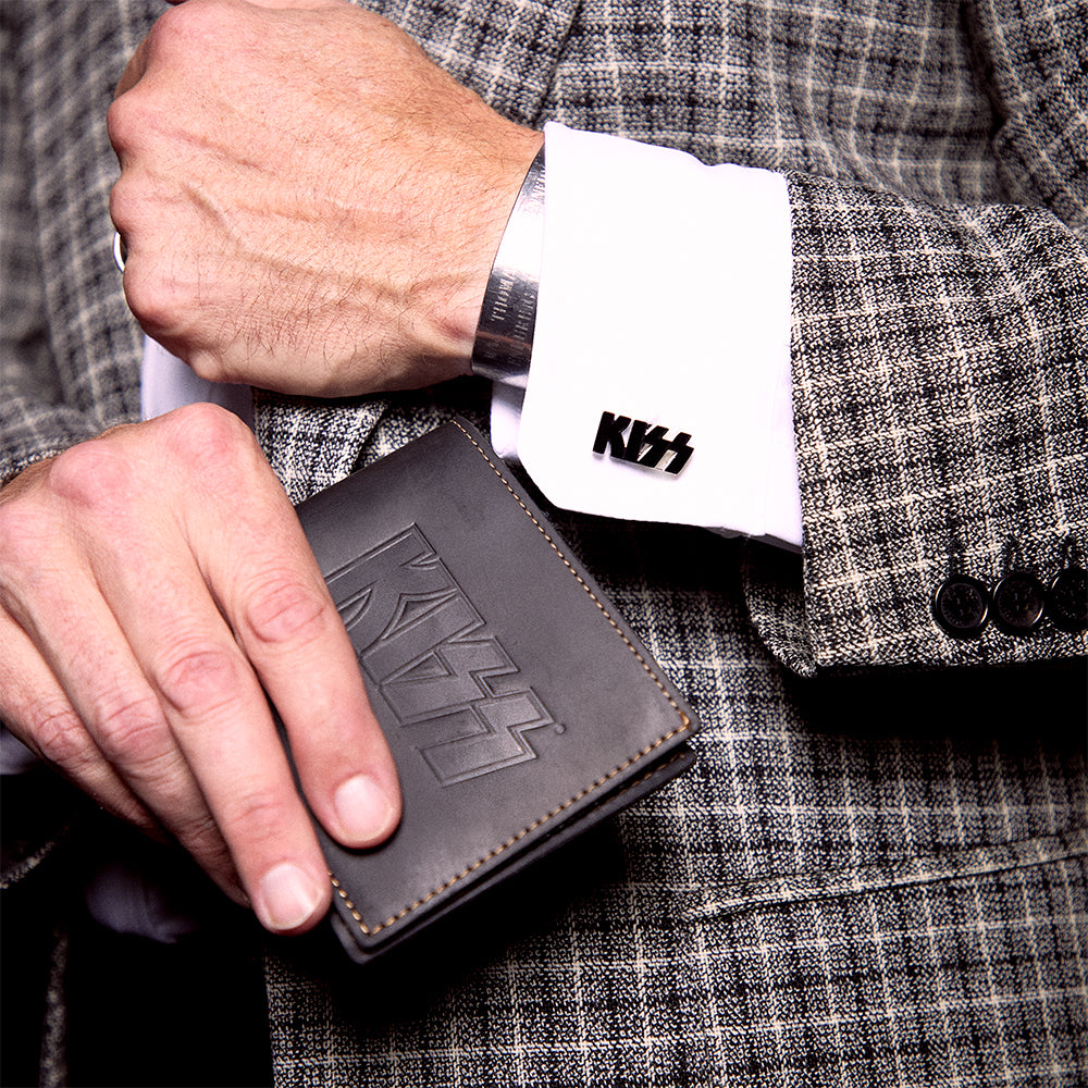 Dressed To Kill Wallet + KISS Kufflinks