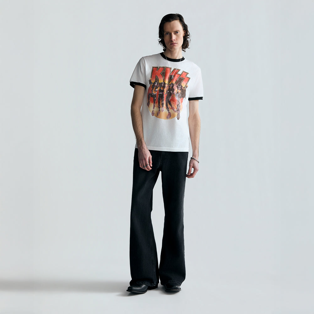 Destroyer Original Cover 50th Anniversary Ringer T-Shirt - KISS