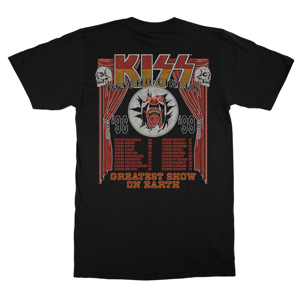 Greatest Show On Earth T-Shirt - KISS Official Store