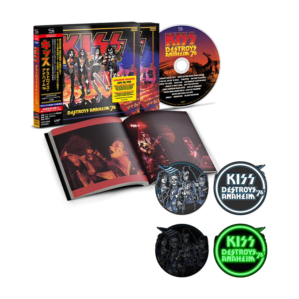 KISS Destroys Anaheim '76 SHM-CD + Destroys Anaheim '76 Collectible Coin