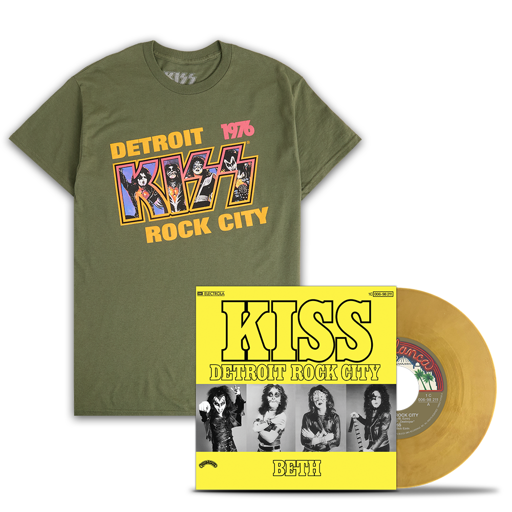 Detroit Rock City / Beth 7" + Detroit Rock City 1976 T-Shirt